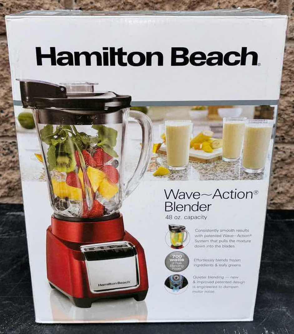 Photo 1 of NEW HAMILTON BEACH WAVE ACTION BLENDER (700 WATTS, 6 CUP CAPACITY, #53519W)