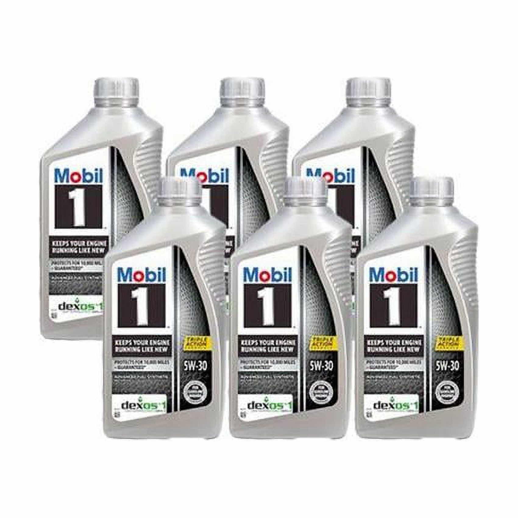 Photo 2 of NEW 6-PACK CASE MOBIL 1 SAE 5W-30 ADVANCED FULL SYNTHETIC MOTOR OIL (6 U.S. QUARTS)