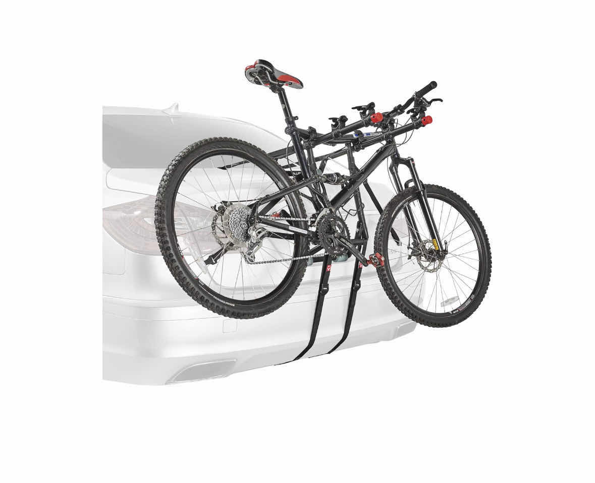 Photo 1 of ALLEN SPORTS DELUXE TRUNK MOUNT 3-BIKE CARRIER (BLACK/RED, #103DN-R)