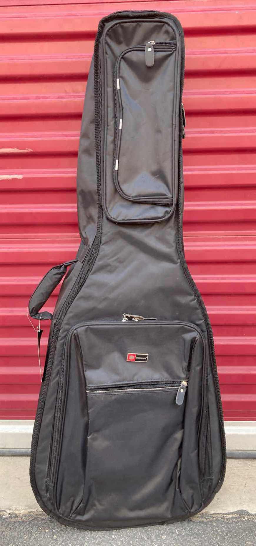 Photo 1 of CROSSROCK BLACK DREADNOUGHT SOFT SHELL GUITAR BAG MODEL CREG010D