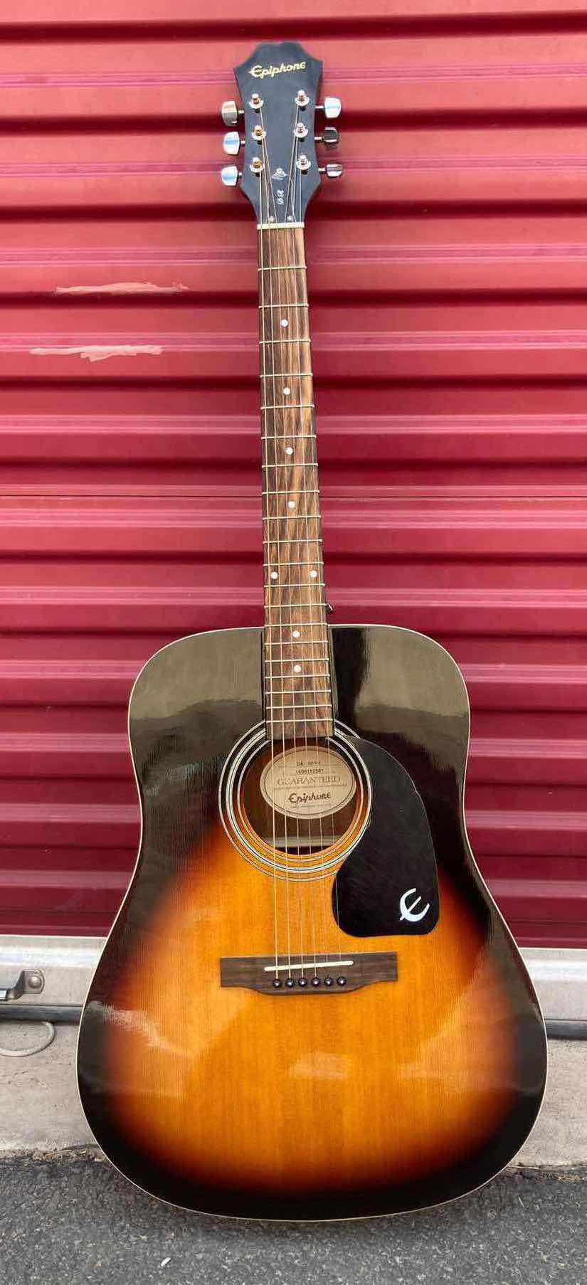 Photo 1 of EPIPHONE VINTAGE SUNBURST ACOUSTIC GUITAR MODEL DR-100VS