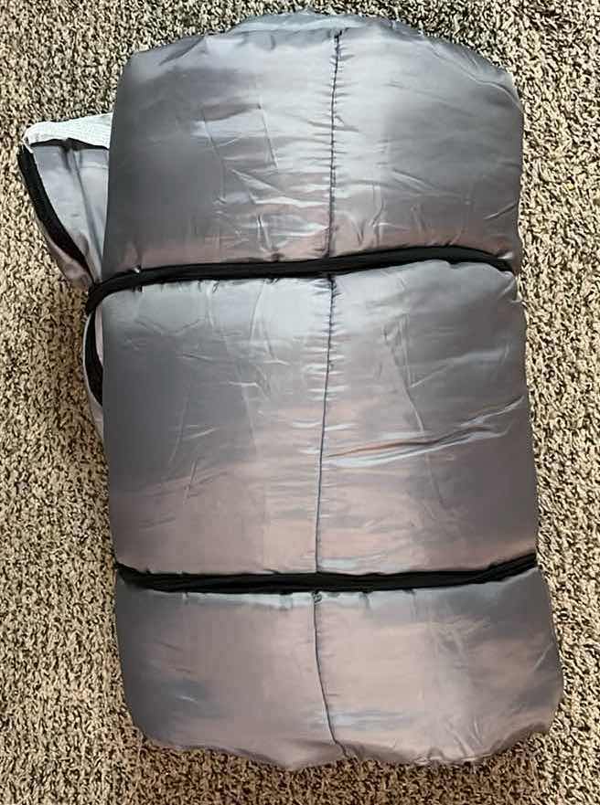 Photo 3 of EMBARK BLUE & GRAY SINGLE ADULT SLEEPING BAG 33” X 85”