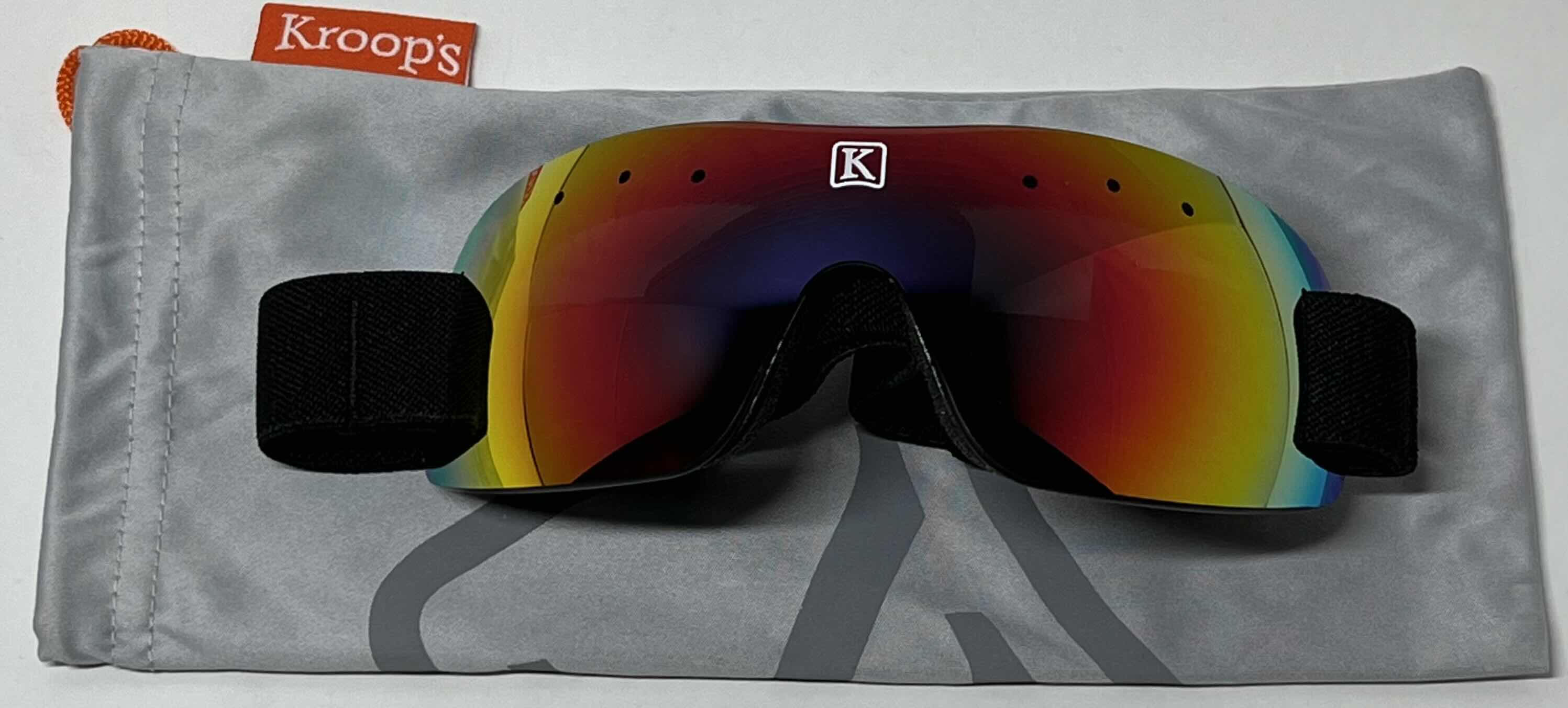 Photo 2 of KROOPS 13-FIVE FLARE LENS RACING GOGGLES MENS OS W SLEEVE CASE