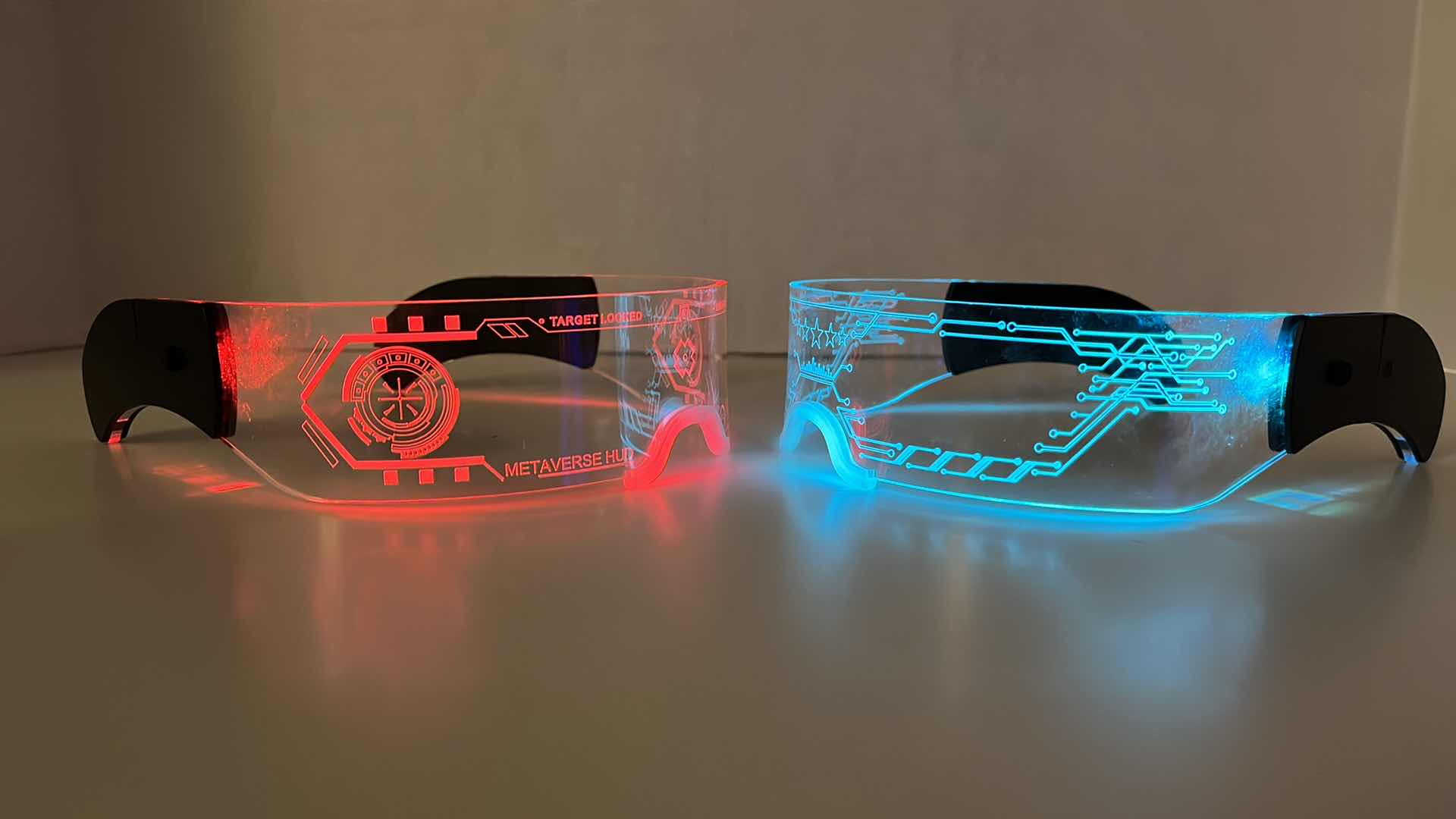 Photo 5 of TOODOO MULTI-COLOR LED LIGHT FEATURE PARTY GLASSES ADULT SIZE 4 PAIRS