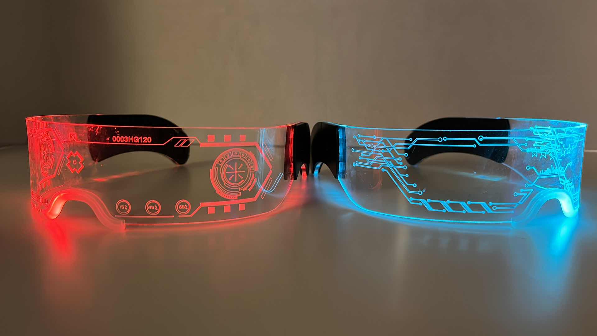 Photo 6 of TOODOO MULTI-COLOR LED LIGHT FEATURE PARTY GLASSES ADULT SIZE 4 PAIRS