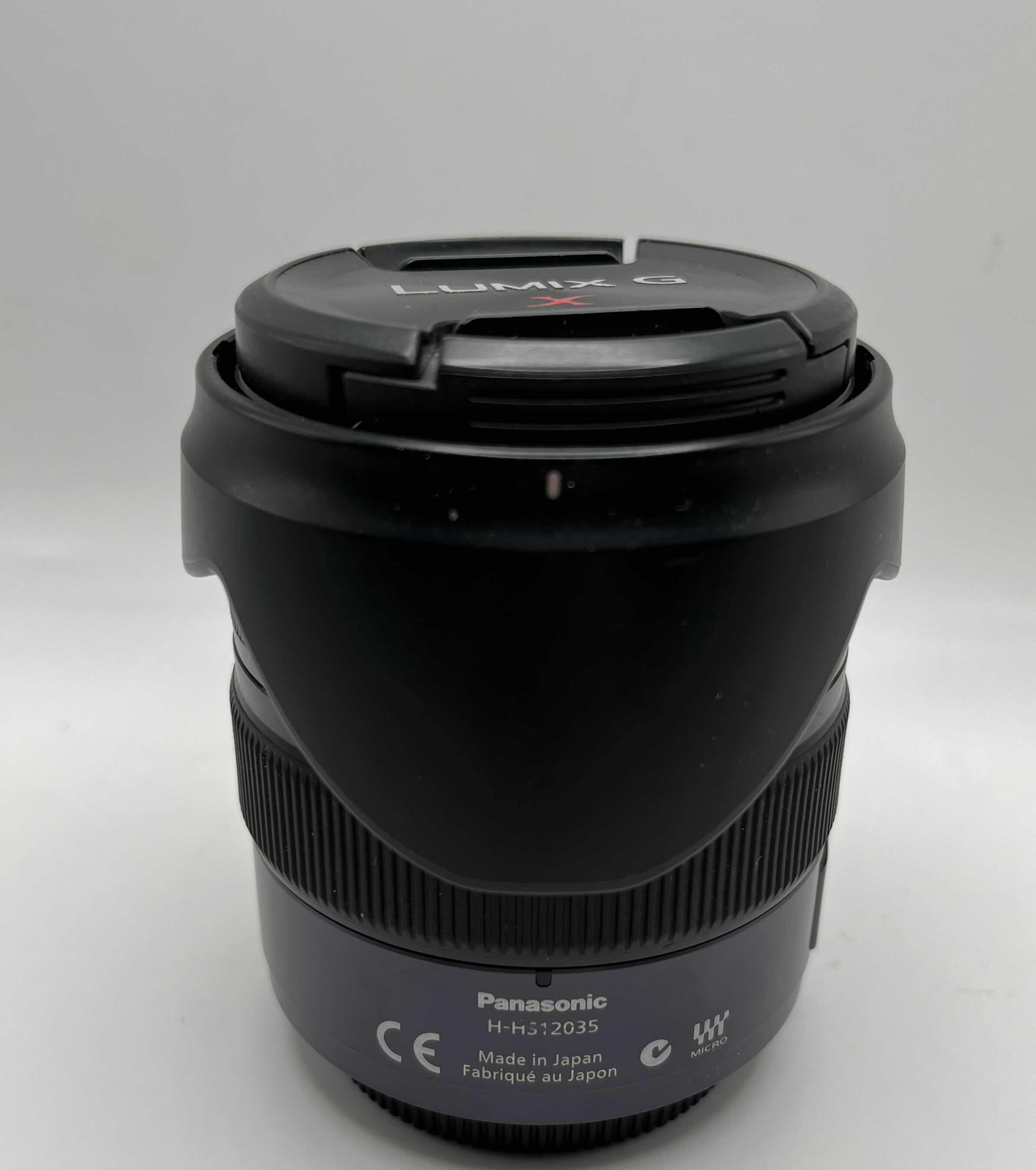 Photo 2 of PANASONIC LUMIX G SERIES VARIO 1:2.8 12/35 ASPH 0.25MM/0.82FT POWER O.I.S LENS H-HS12035 W SOFT CASE