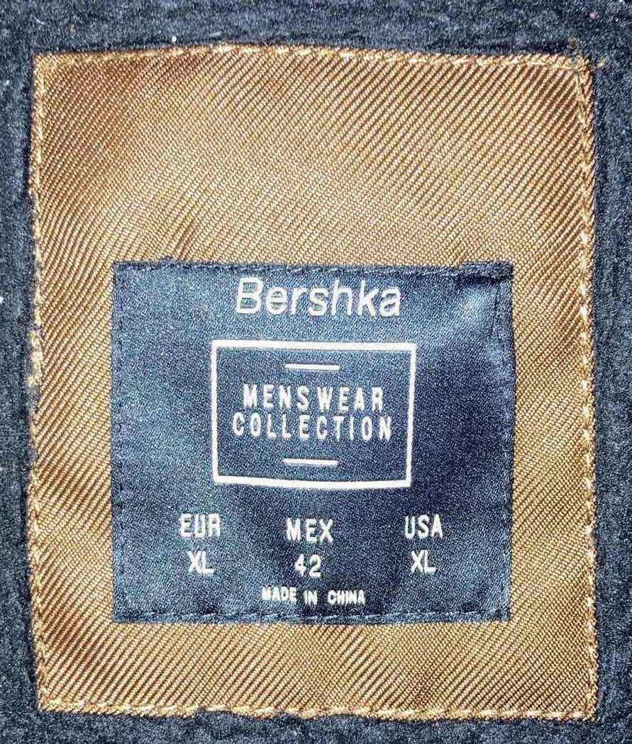 Photo 3 of BERSHKA MENSWEAR COLLECTION BROWN COAT JACKET MEN’S SIZE XL