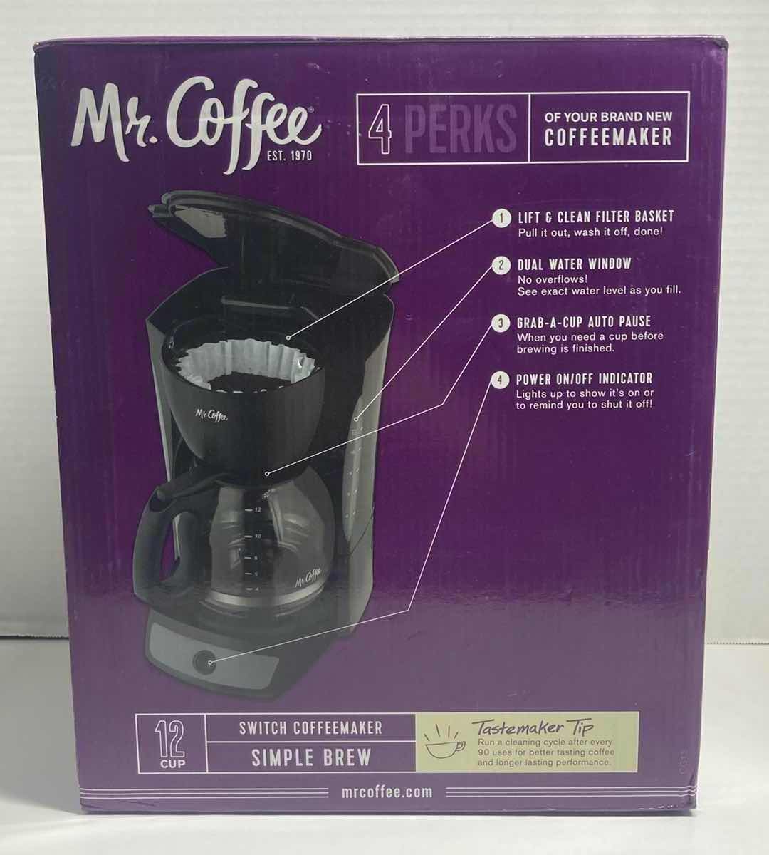 Photo 3 of MR.COFFEE 12 CUP SWITCH COFFEEMAKER