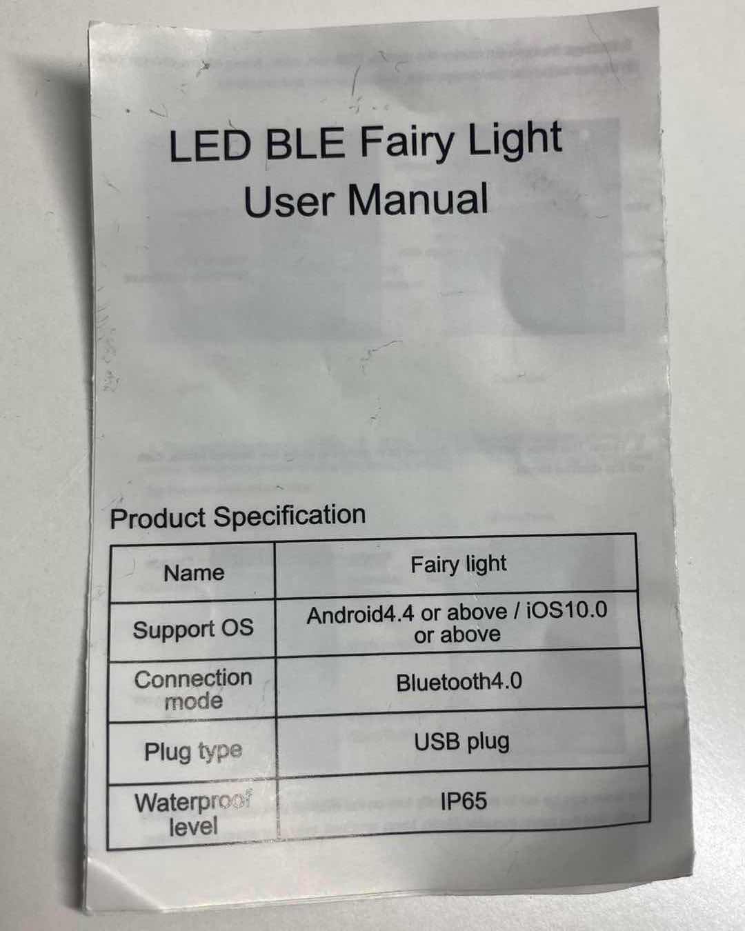 Photo 3 of LED BLE COPPER WIRE USB POWERED BLUETOOTH FAIRY LIGHTS