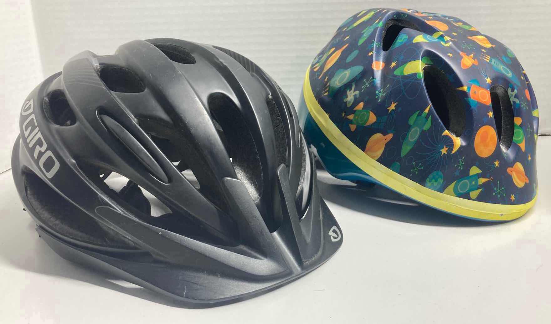 Photo 1 of GIRO MIPS MATTE BLACK ADULT BICYCLE HELMET & SCHWINN CLASSIC GALAXY INFANT BIKE HELMET