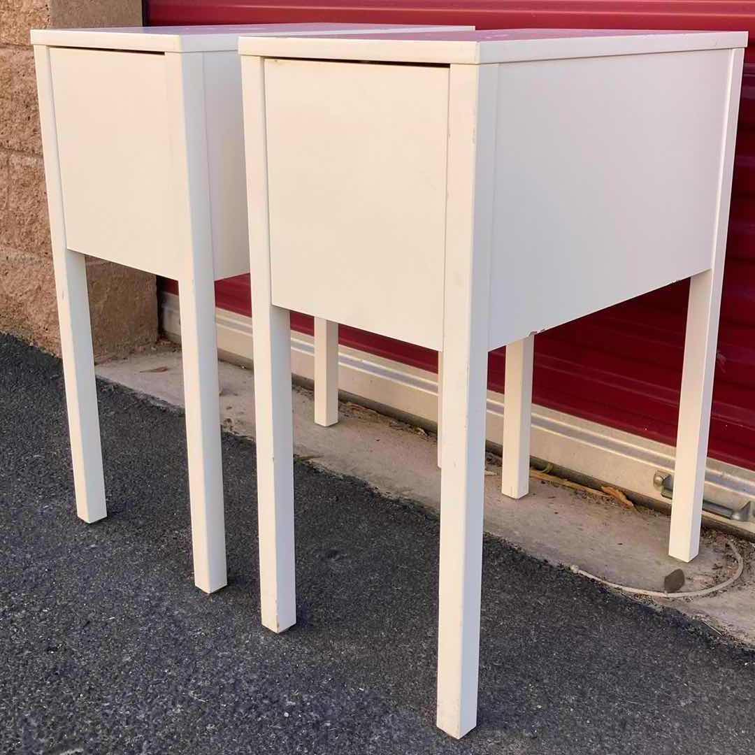 Photo 4 of IKEA NORDLI WHITE NIGHTSTAND 12” X 19.8” H26.5” (SET OF 2)