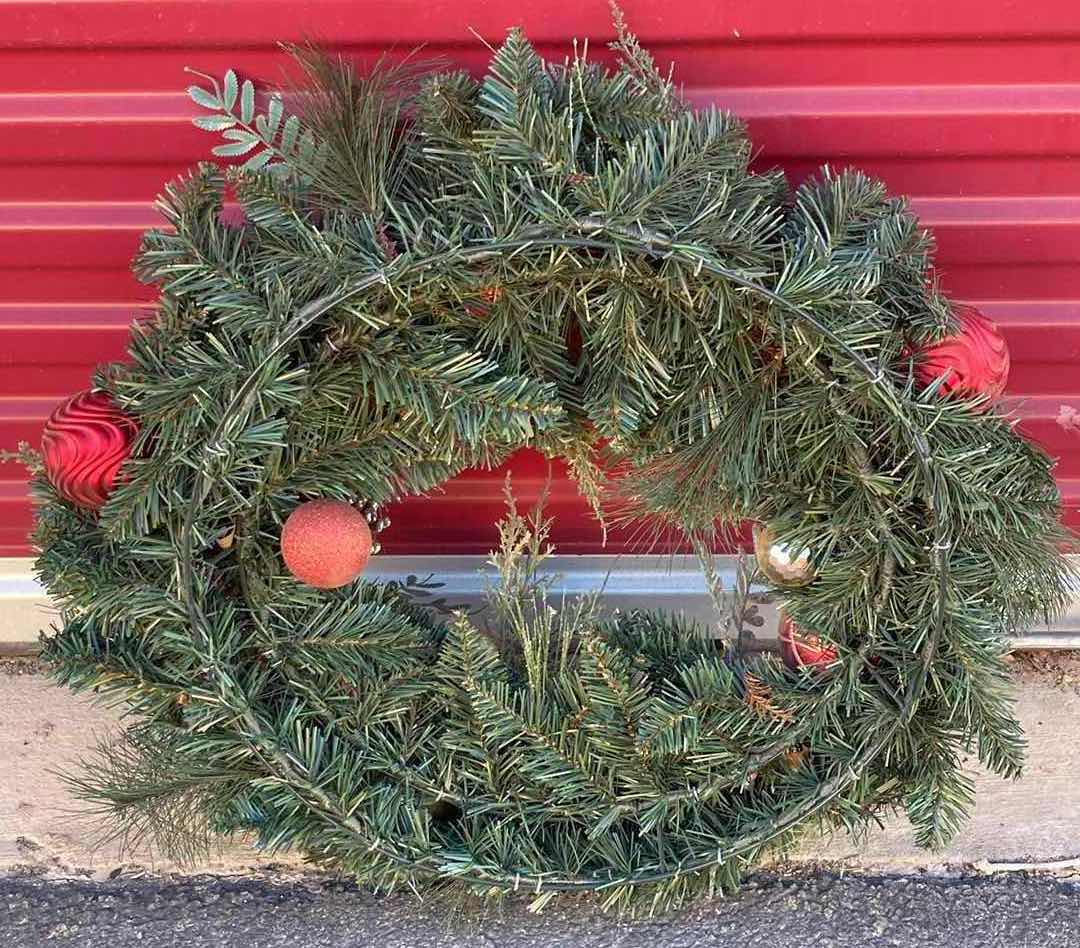 Photo 2 of CHRISTMAS WREATH 28” X 28”