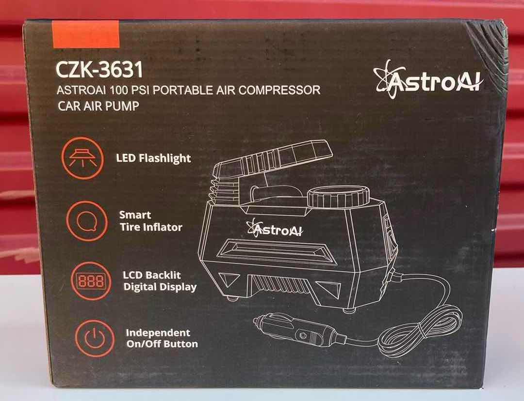 Photo 2 of NEW ASTROAI 100PSI PORTABLE AIR COMPRESSOR MODEL CZK-3631