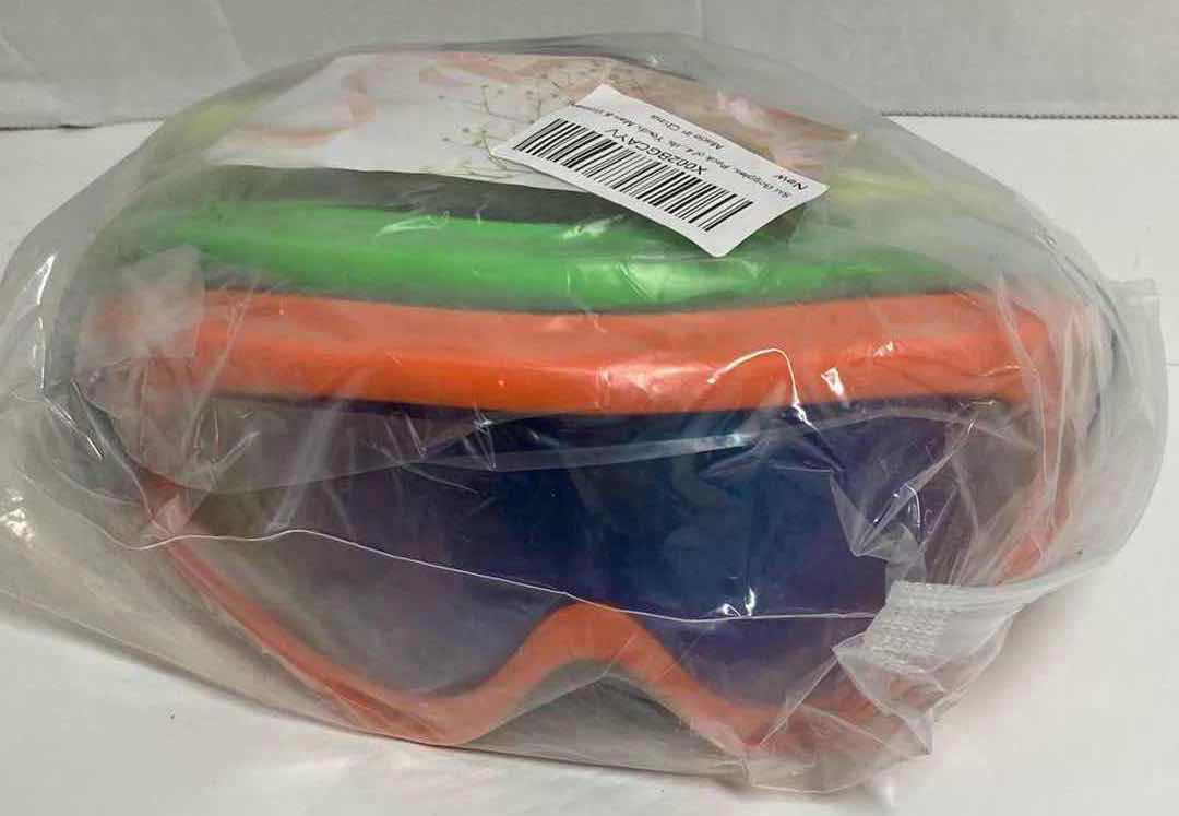 Photo 4 of LJDJ MULTI COLOR SKI GOGGLES 4PK