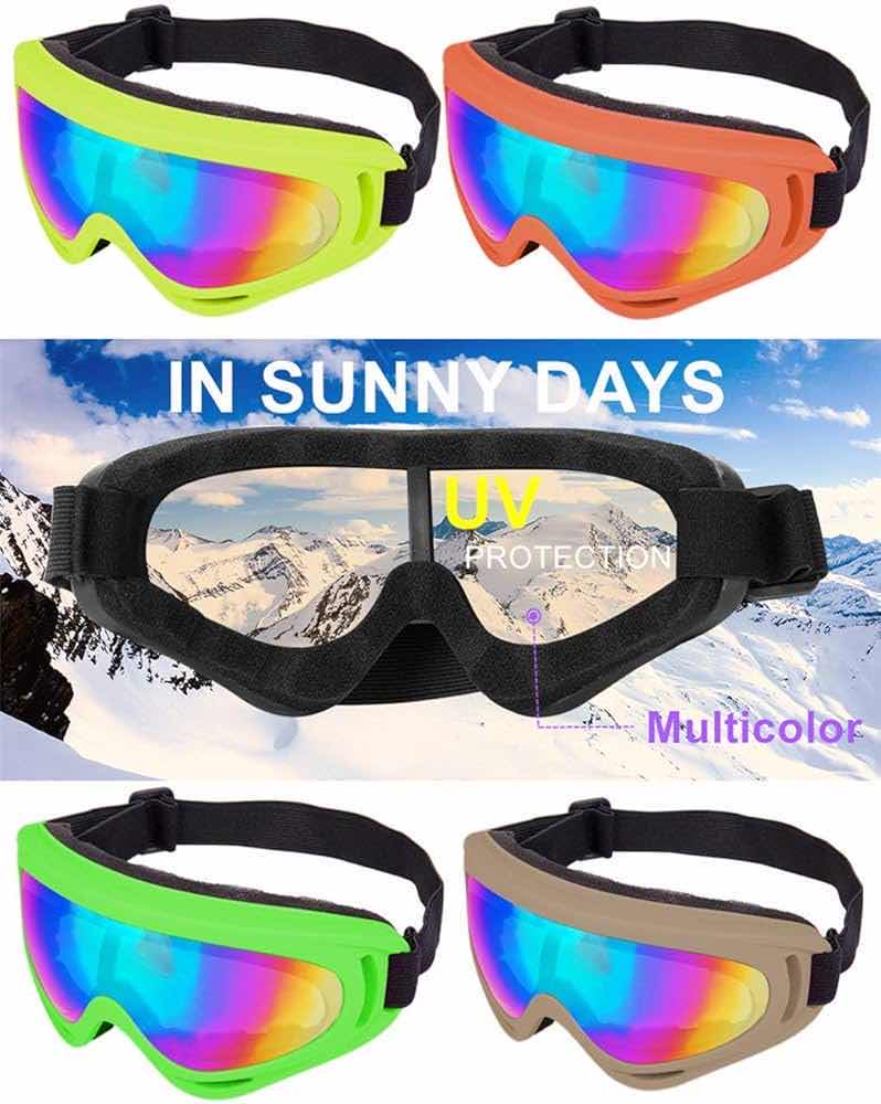 Photo 2 of LJDJ MULTI COLOR SKI GOGGLES 4PK