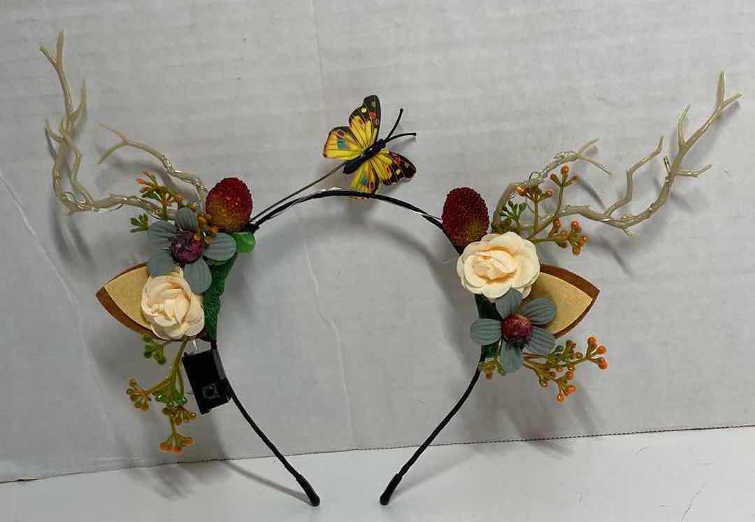 Photo 2 of BRINIE CAT EAR/ANTLERS LED HEADBANDS 2PK