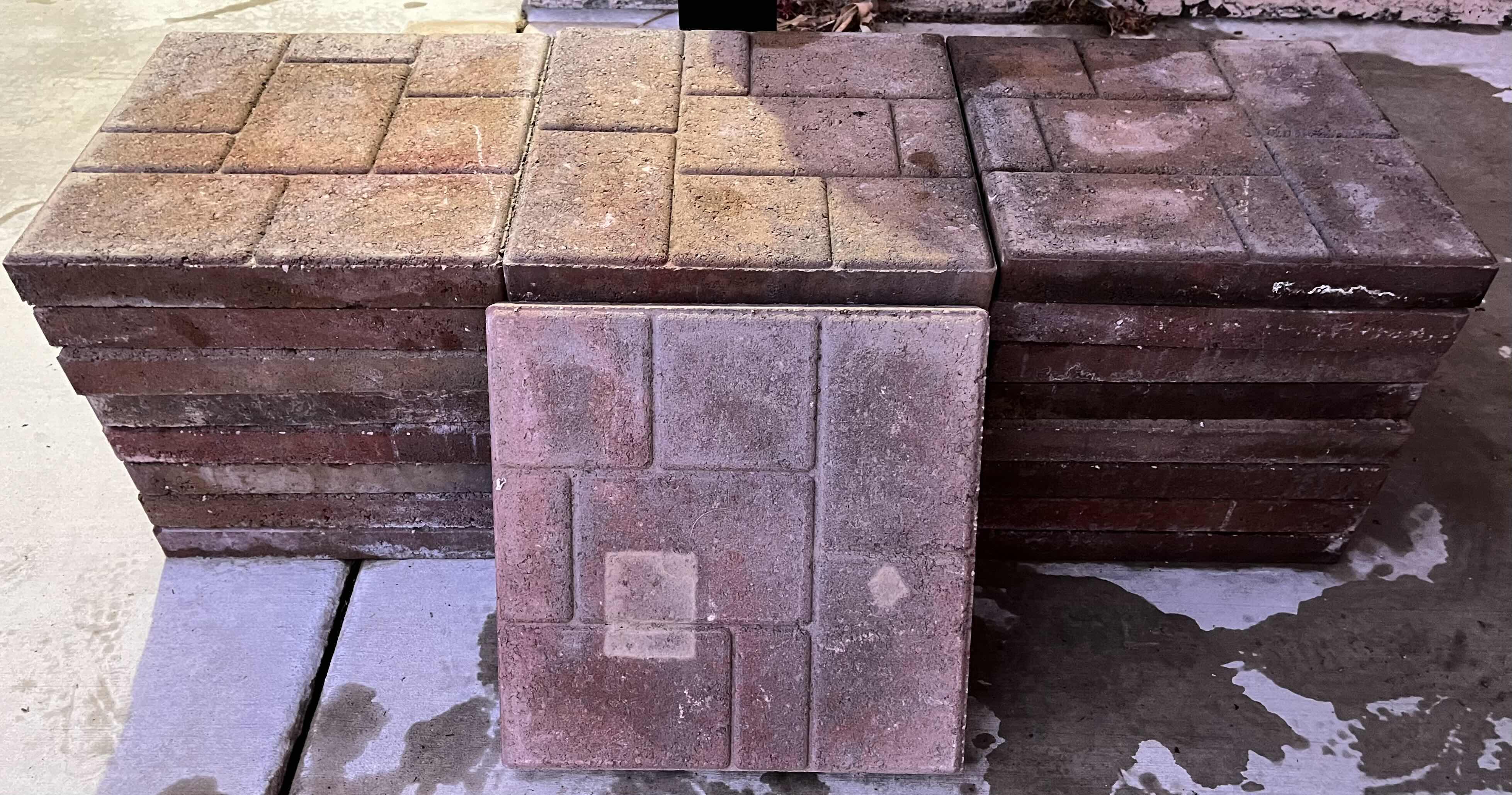 Photo 1 of PAVESTONE STRATFORD OLD TOWN BLEND FINISH CONCRETE STEP STONES (25) 16” X 16” H2”