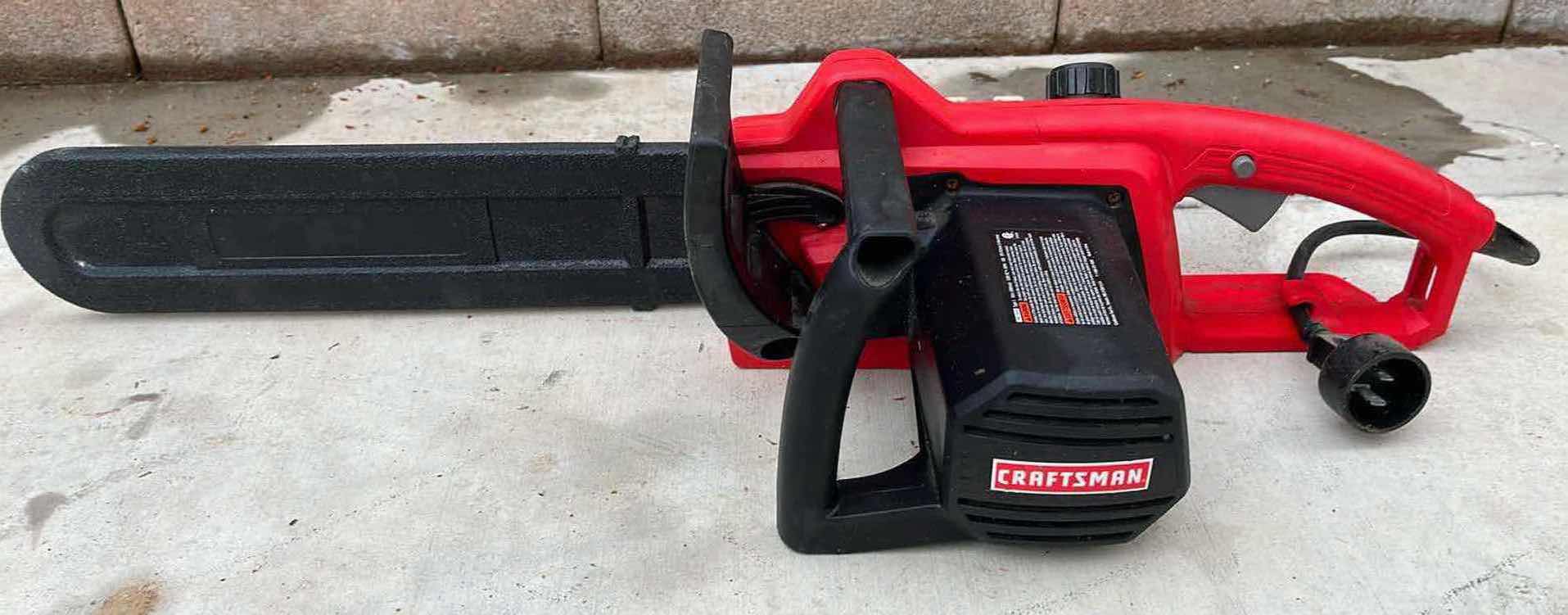 Photo 3 of CRAFTSMAN 16” ELECTRIC CHAINSAW MODEL CMECS600