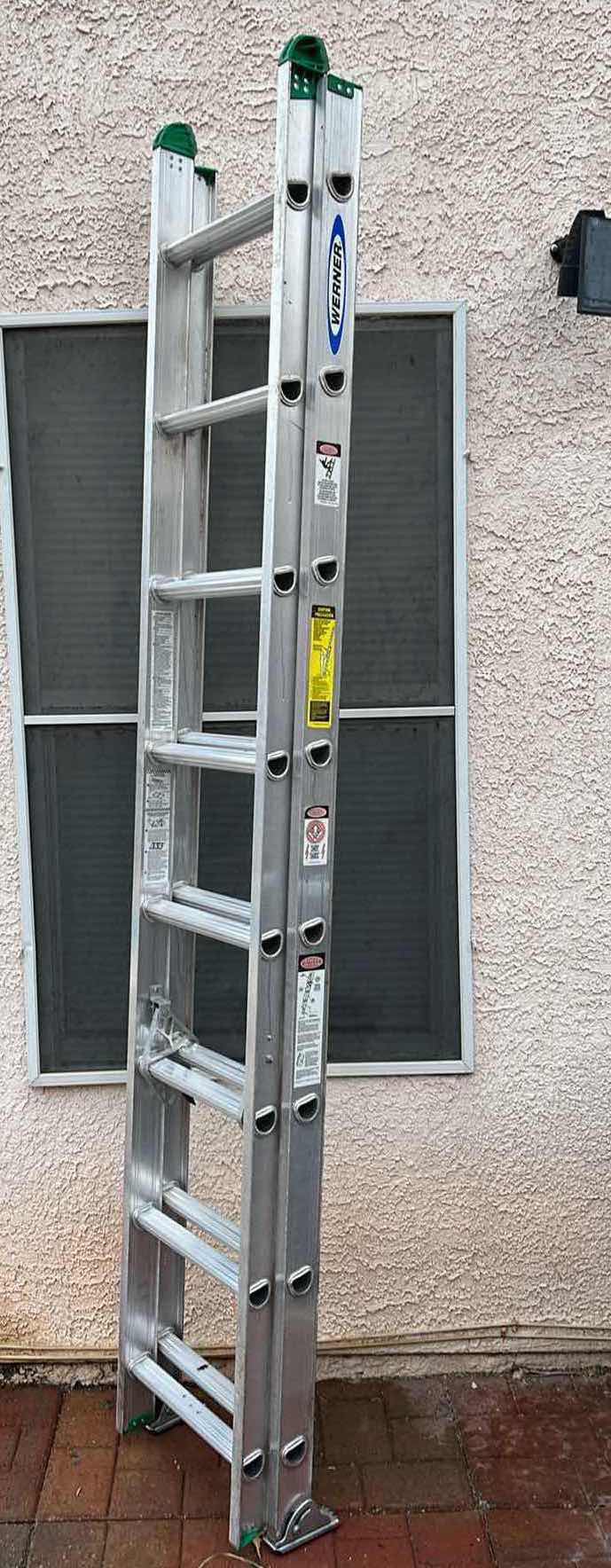 Photo 2 of WERNER 16FT EXTENDABLE LADDER MODEL D1216-2