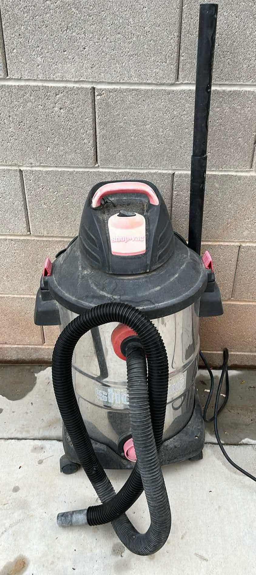 Photo 1 of SHOPVAC STAINLESS STEEL WET/DRY VACUUM 12GAL MODEL SL14-600C