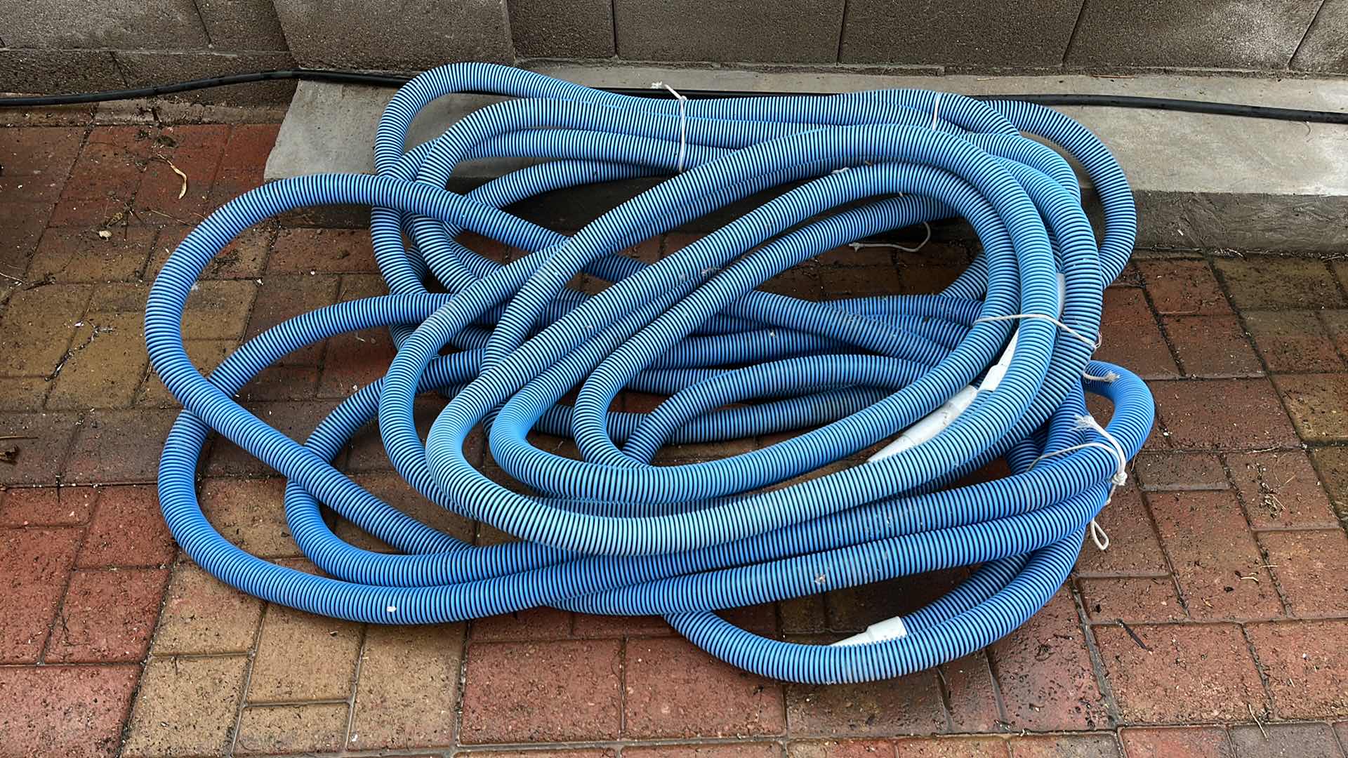 Photo 1 of POOL CLEANING HOSES (3)-VAROUS SIZES