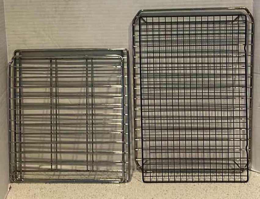 Photo 1 of STAINLESS STEEL BAKING RESTING COOLING RACKS (5) 12”-16.5”