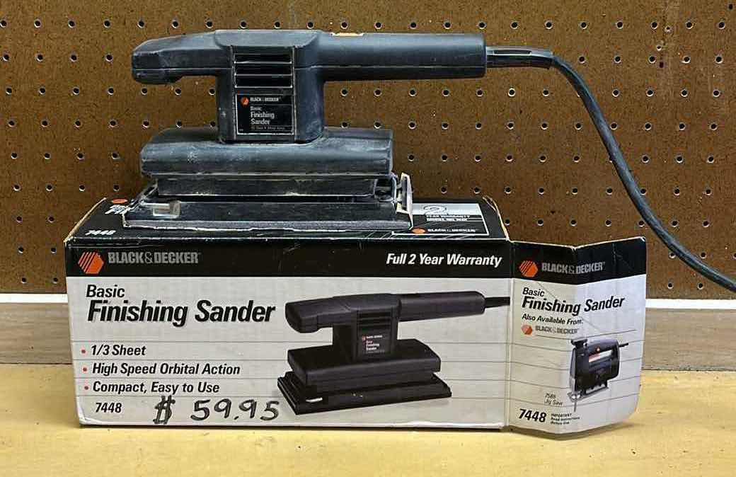 Photo 1 of BLACK & DECKER BASIC FINISHING SANDER 7448