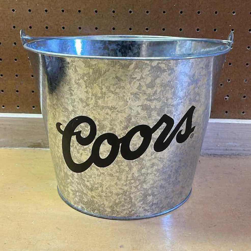 Photo 1 of COORS GALVANIZED STEEL 6PACK BUCKET