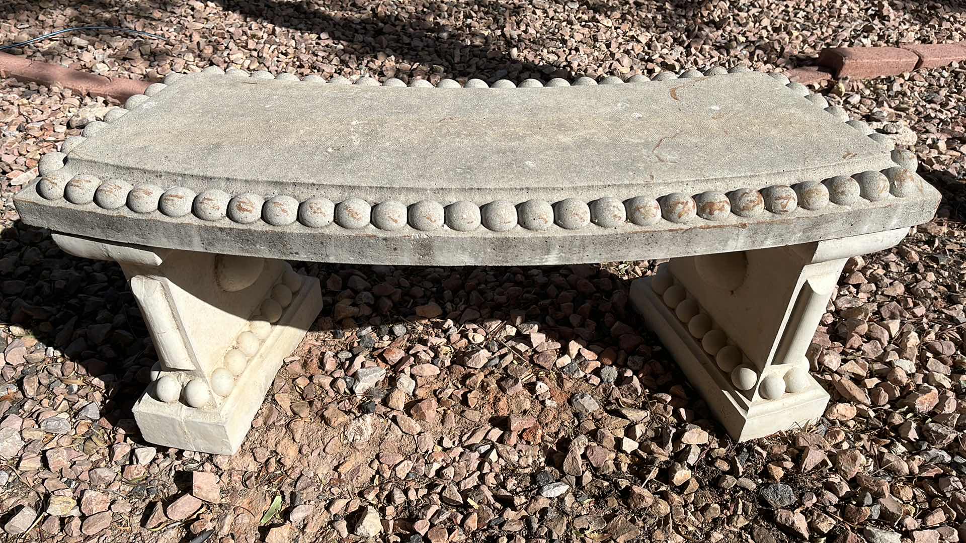 Photo 5 of DECORATIVE STONE BENCH 40” X 14” H17.5”