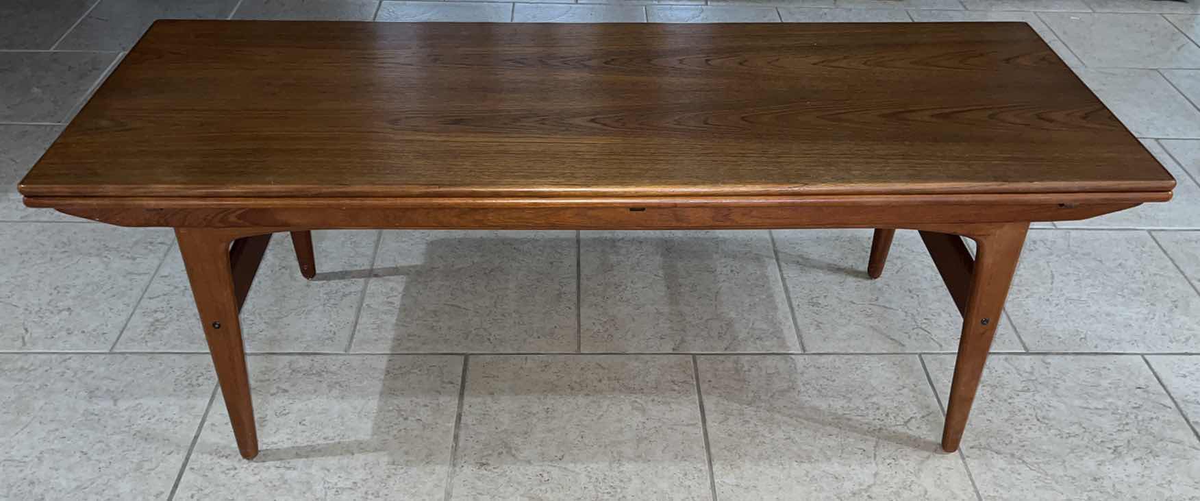 Photo 1 of VINTAGE MID CENTURY MODERN TRIOH OF DENMARK DANISH ELEVATION COFFEE/DINING TABLE IN TEAK WOOD 21.5” X 59” H 21.25”