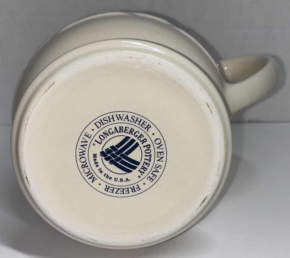 Photo 3 of LONGABERGER ALL AMERICAN 76 OZ PITCHER H7.25”