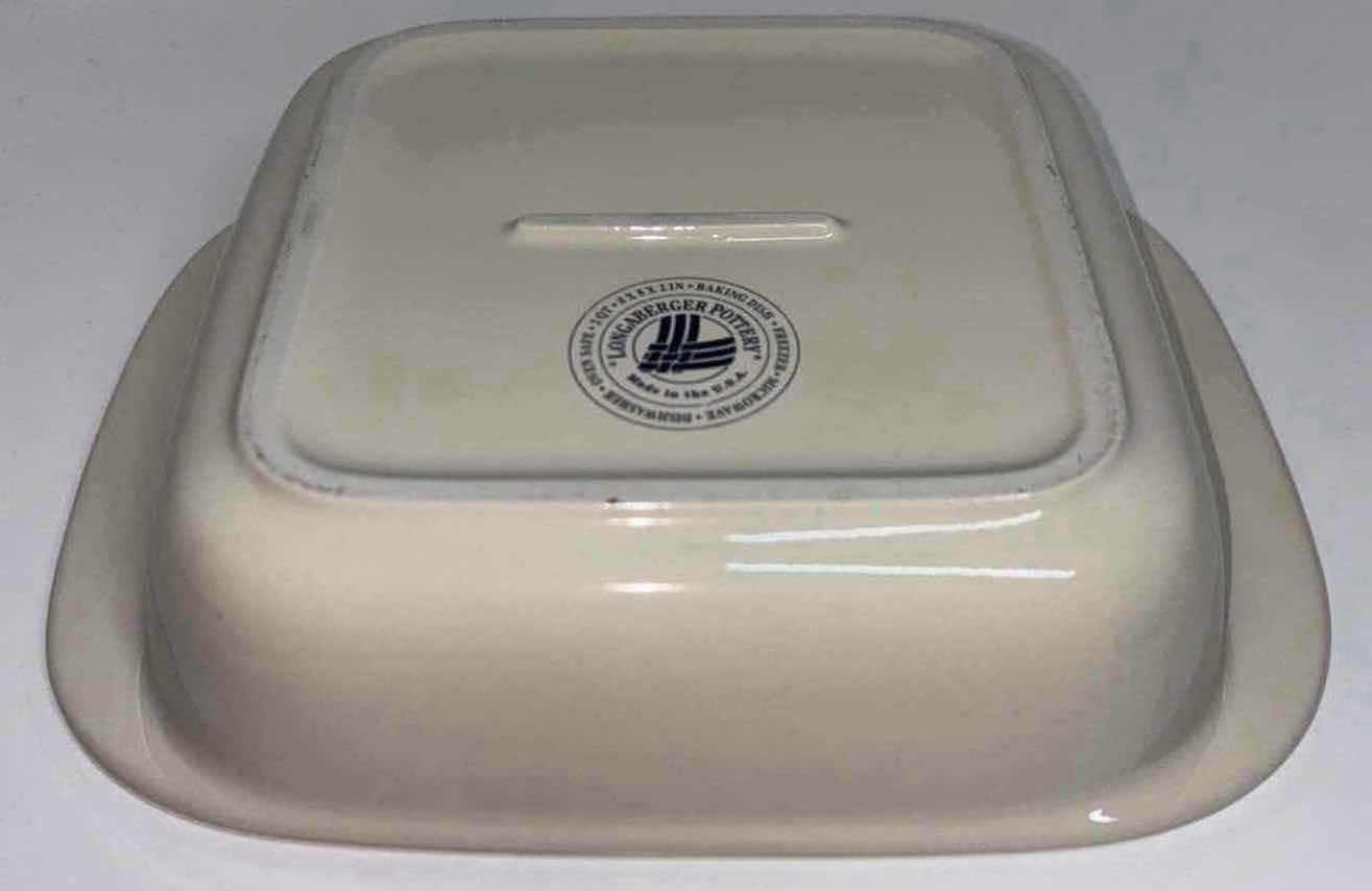 Photo 4 of LONGABERGER ALL AMERICAN 2 QUART 11” SQUARE BAKER DISH