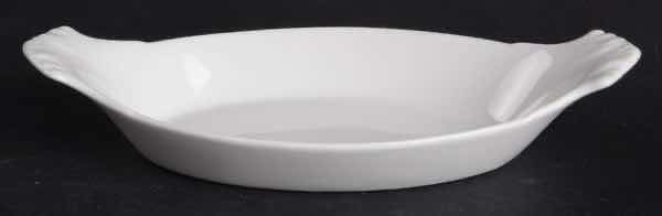 Photo 1 of APILCO PORCELAINE FRANCE CLASSIC WHITEWARE AUGRATIN DISH 4” X 7.75” H1.5”