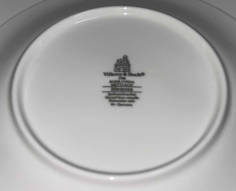 Photo 3 of VILLEROY & BOCH MARIPOSA BONE CHINA COLLECTION, BREAD & BUTTER PLATE 6.25”