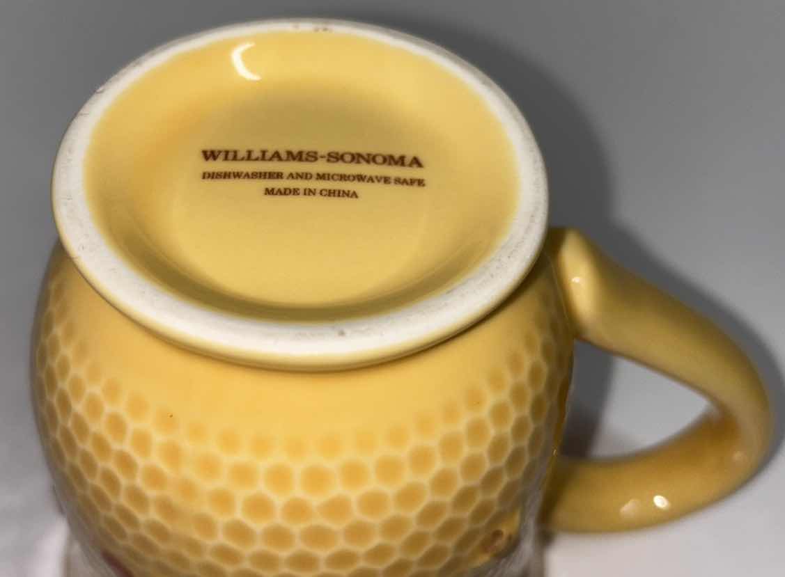 Photo 3 of WILLIAMS-SONOMA HONEYBEE COLLECTION, MUG 3.75” X 4.25”