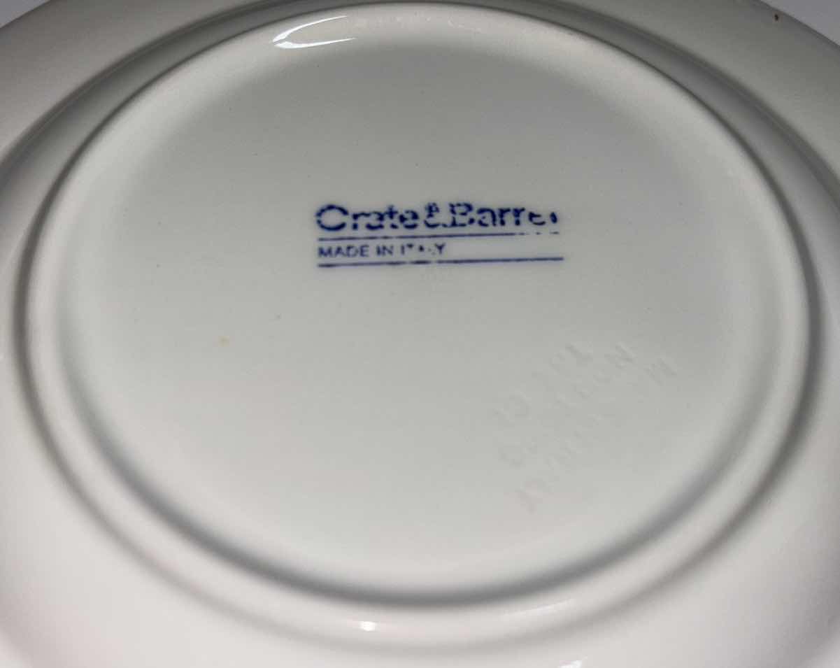 Photo 3 of VINTAGE CRATE & BARREL FRUIT PLATES 8.5” (3)