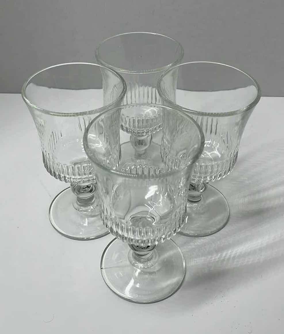 Photo 3 of LA ROCHERE RICHELIEU CLEAR WINE GLASSWARE (4) H5.5”