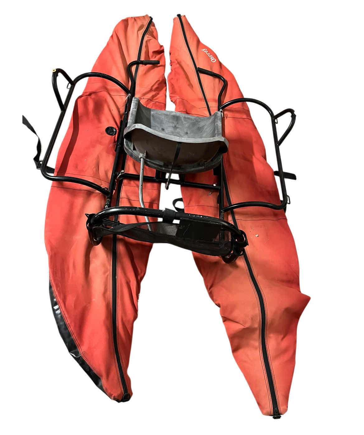 Photo 1 of OSPREY 9’ SINGLE PERSON INFLATABLE PONTOON BOAT W OARS 53” X 108”