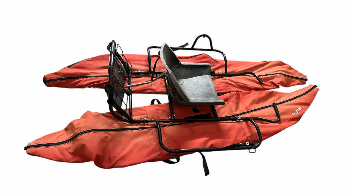 Photo 1 of OSPREY 9’ SINGLE PERSON INFLATABLE PONTOON BOAT W OARS 53” X 108”