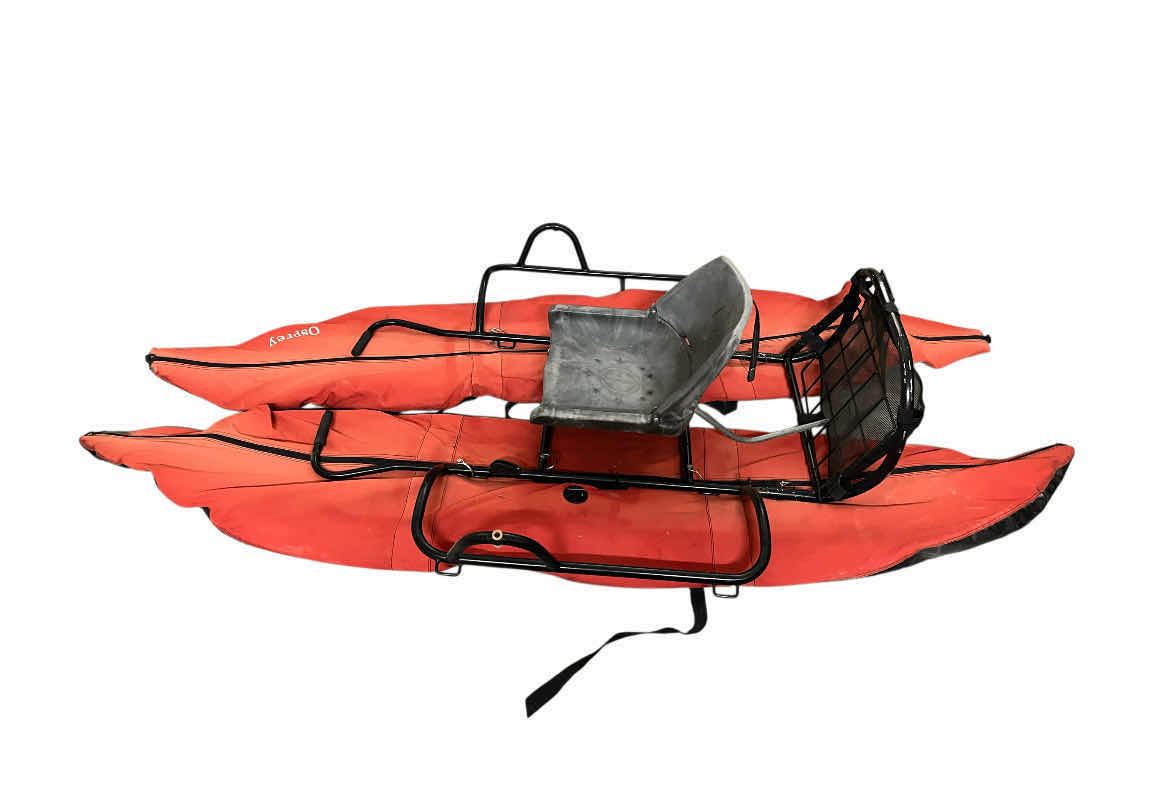 Photo 1 of OSPREY 9’ SINGLE PERSON INFLATABLE PONTOON BOAT W OARS 53” X 108”
