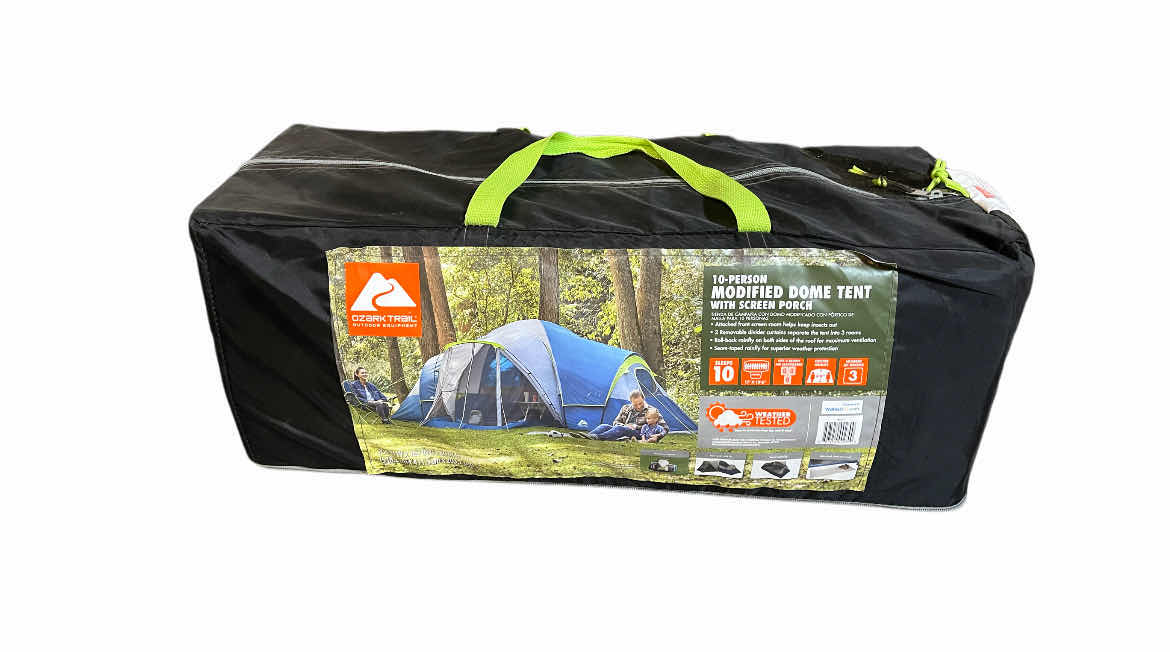 Photo 1 of NEW OZARK TRAIL 10 PERSON MODIFIED DOME TENT W SCREEN PORCH