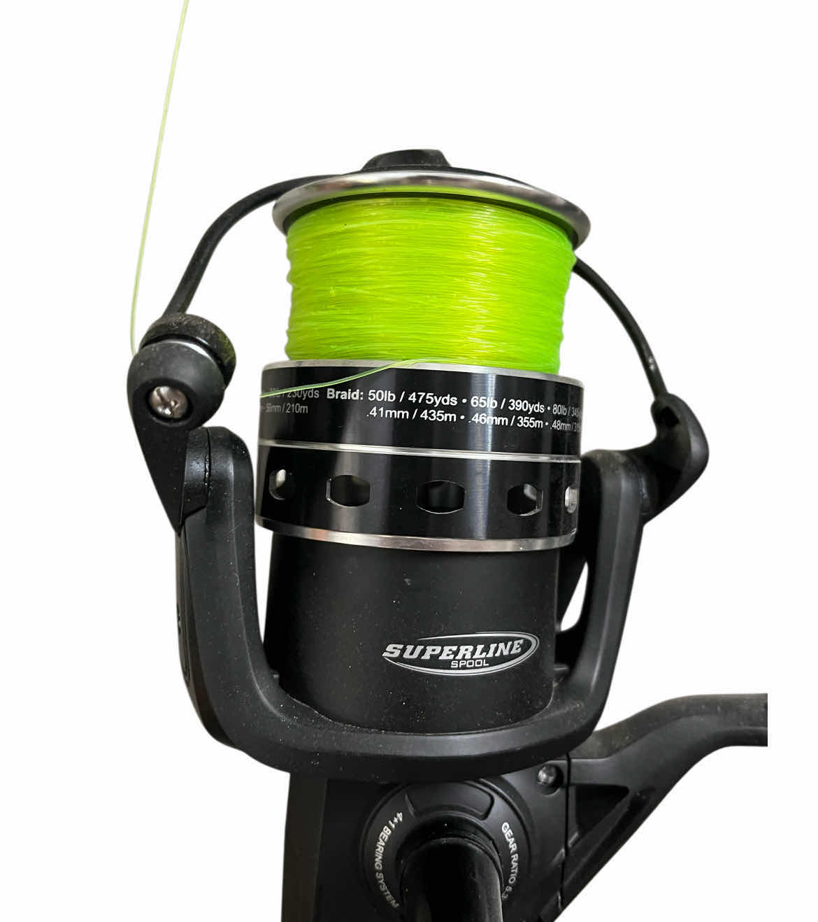 Photo 1 of TSUNAMI SAPPHIRE XT 12’ FISHING POLE MODEL SASSXT 1102H W PENN SUPERLINE SPOOL PURSUIT 3 REEL 8000 HT-100