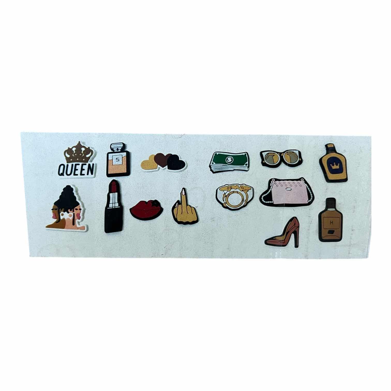 Photo 1 of New. CAPE ROBBIN CROC SHOE/ACCESSORY RUBBER FOAM PIN SETS GARDENER PIN B (12SETS PER BOX/45 BOXES)