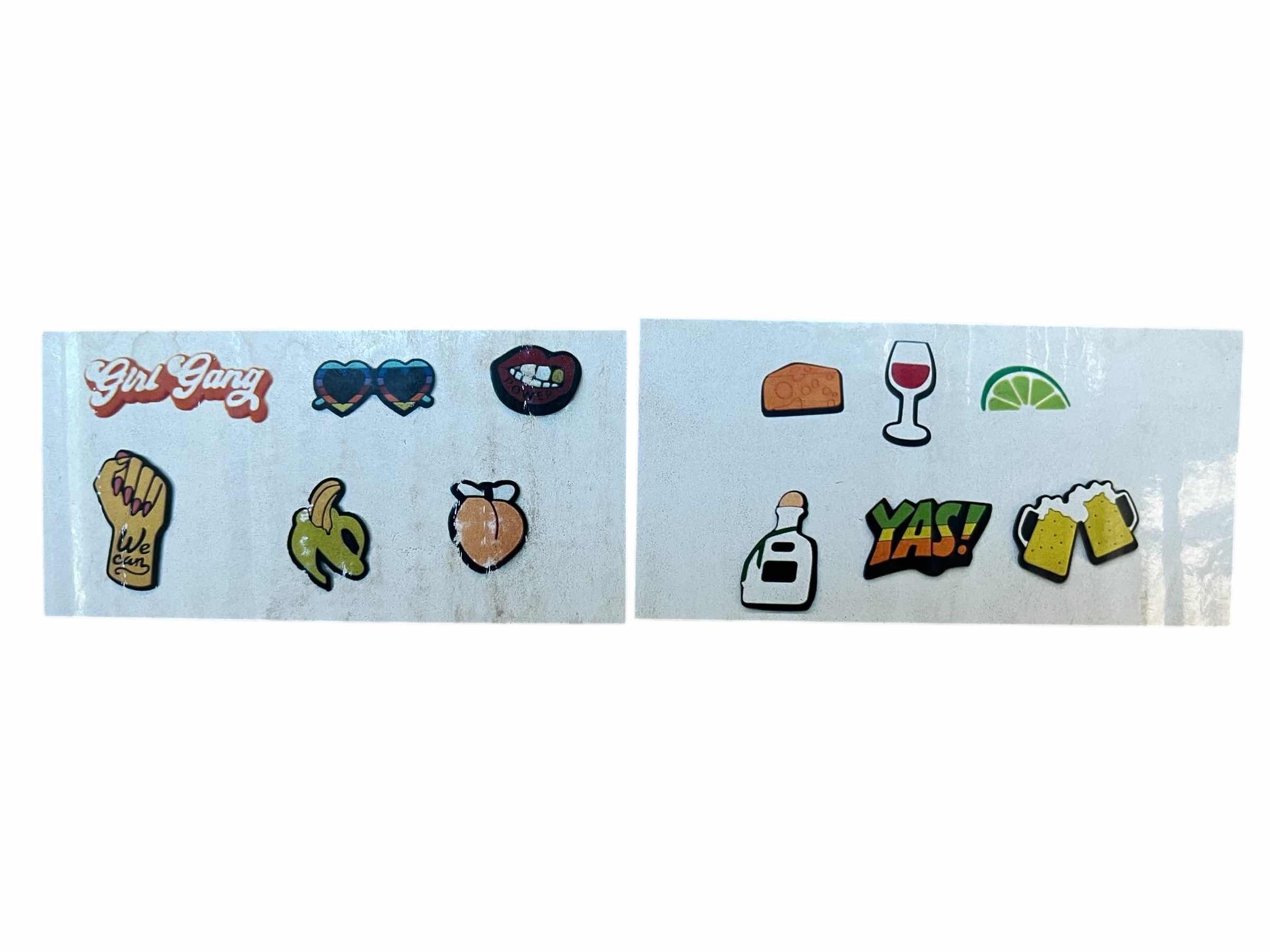 Photo 1 of New. CAPE ROBBIN CROC SHOE/ACCESSORY RUBBER FOAM PIN SETS GARDENER PIN A (12SETS PER BOX/50 BOXES)