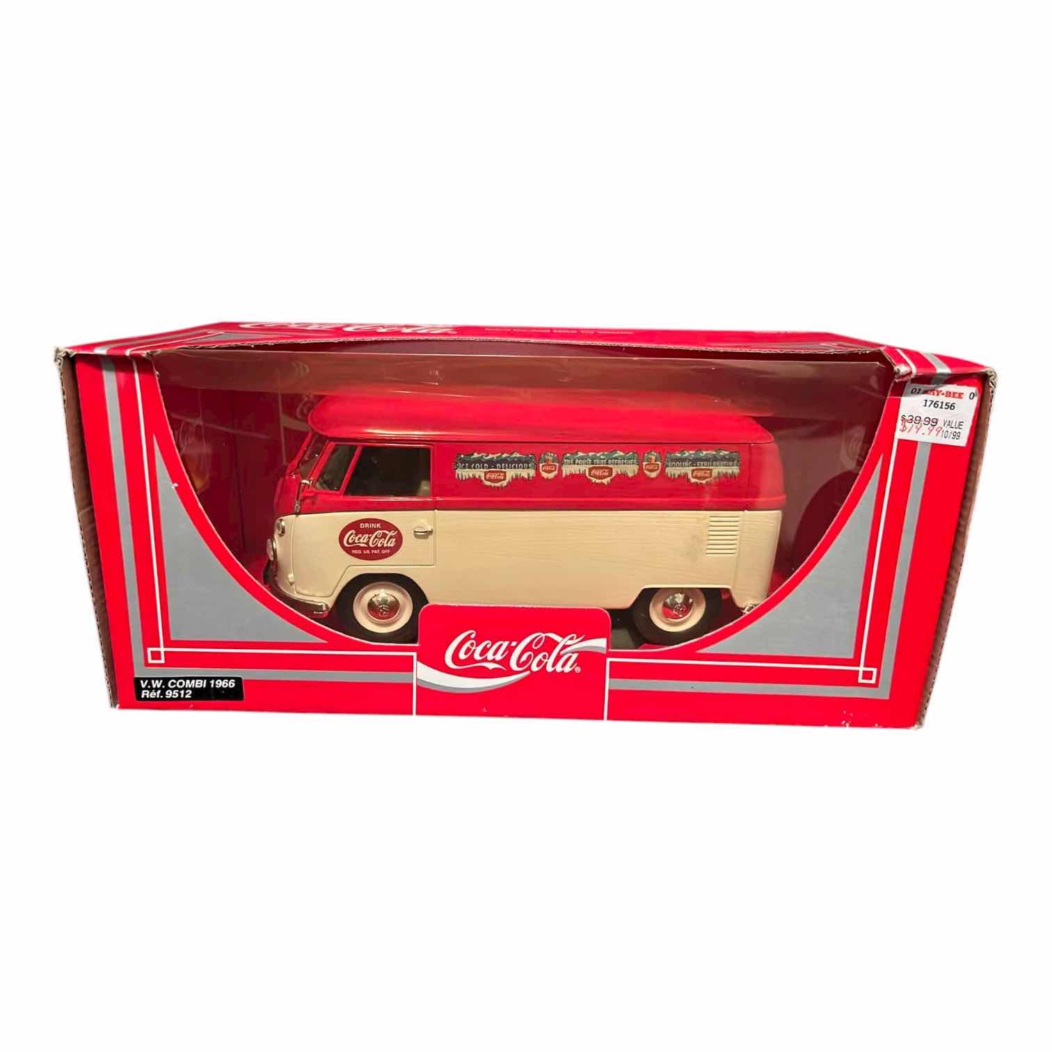 Photo 1 of New. COCA-COLA SOLIDO DIE-CAST METAL VW 1966 VOLKSWAGEN COMBI BUS 1998 #9512