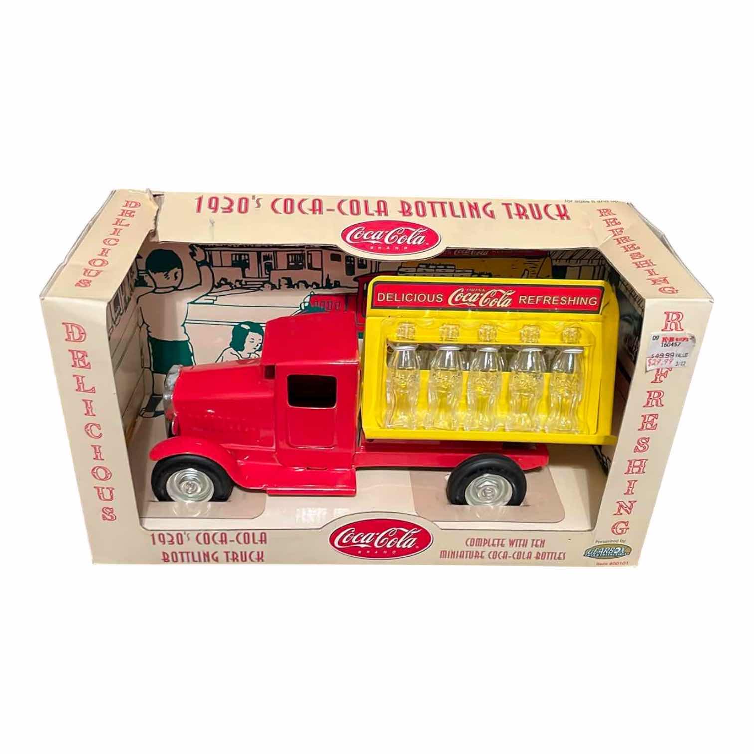Photo 1 of New. GEARBOX COCA-COLA COLLECTIBLES 1930’S STAMPED STEEL BOTTLING TRUCK 2001 #00101