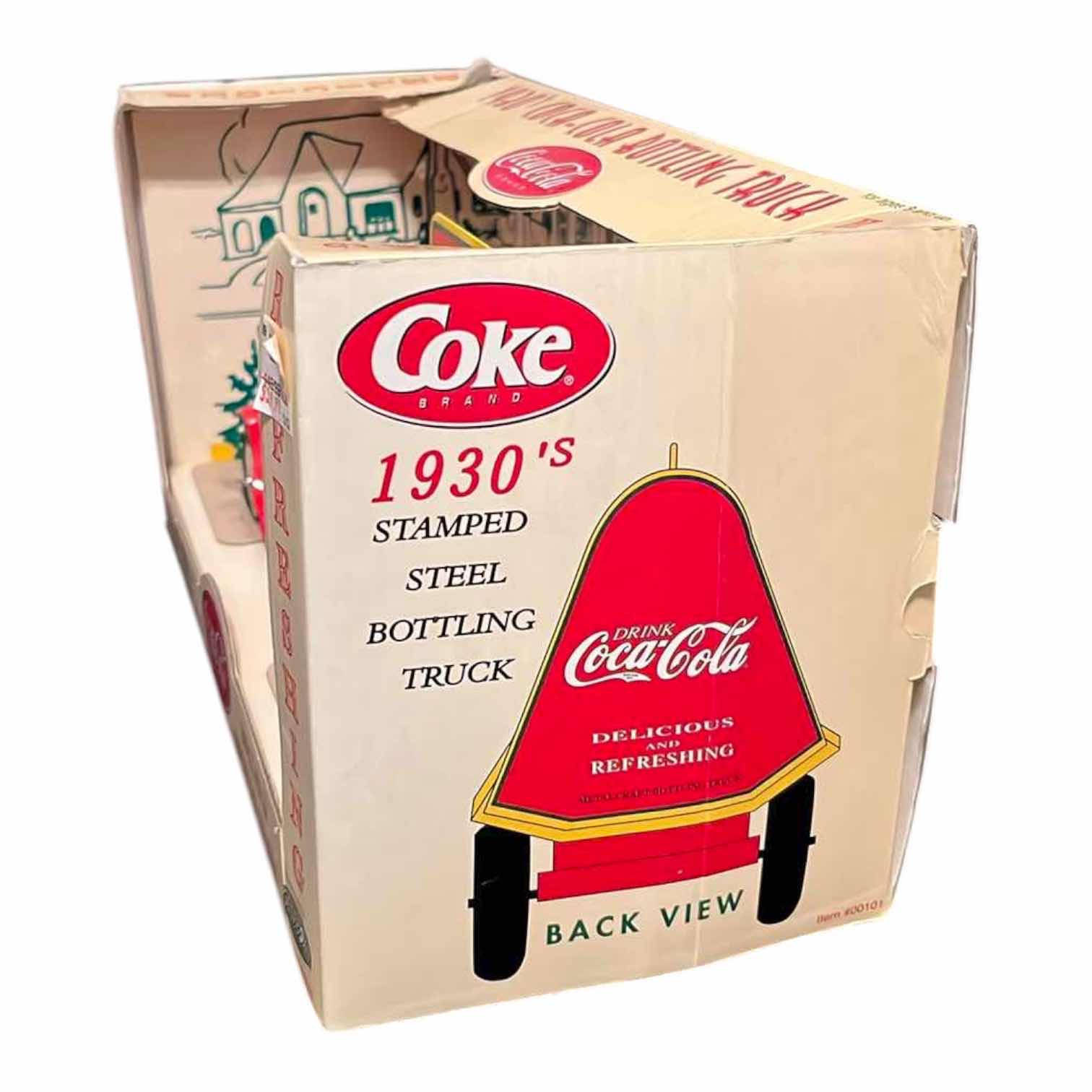 Photo 1 of New. GEARBOX COCA-COLA COLLECTIBLES 1930’S STAMPED STEEL BOTTLING TRUCK 2001 #00101