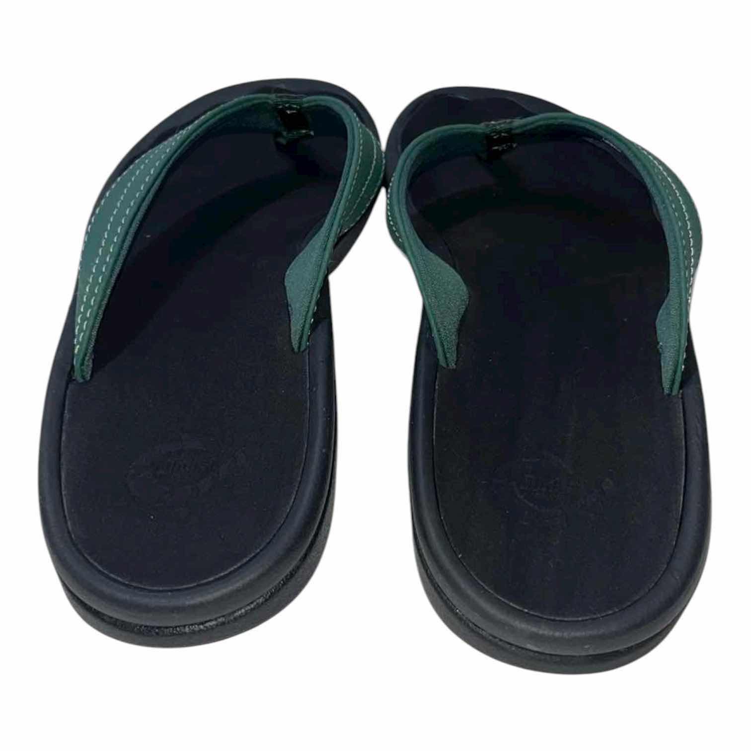 Photo 1 of OLUKAI OHANA DEEP GREEN/DARK SHADOW BEACH SANDALS WOMENS SIZE 9