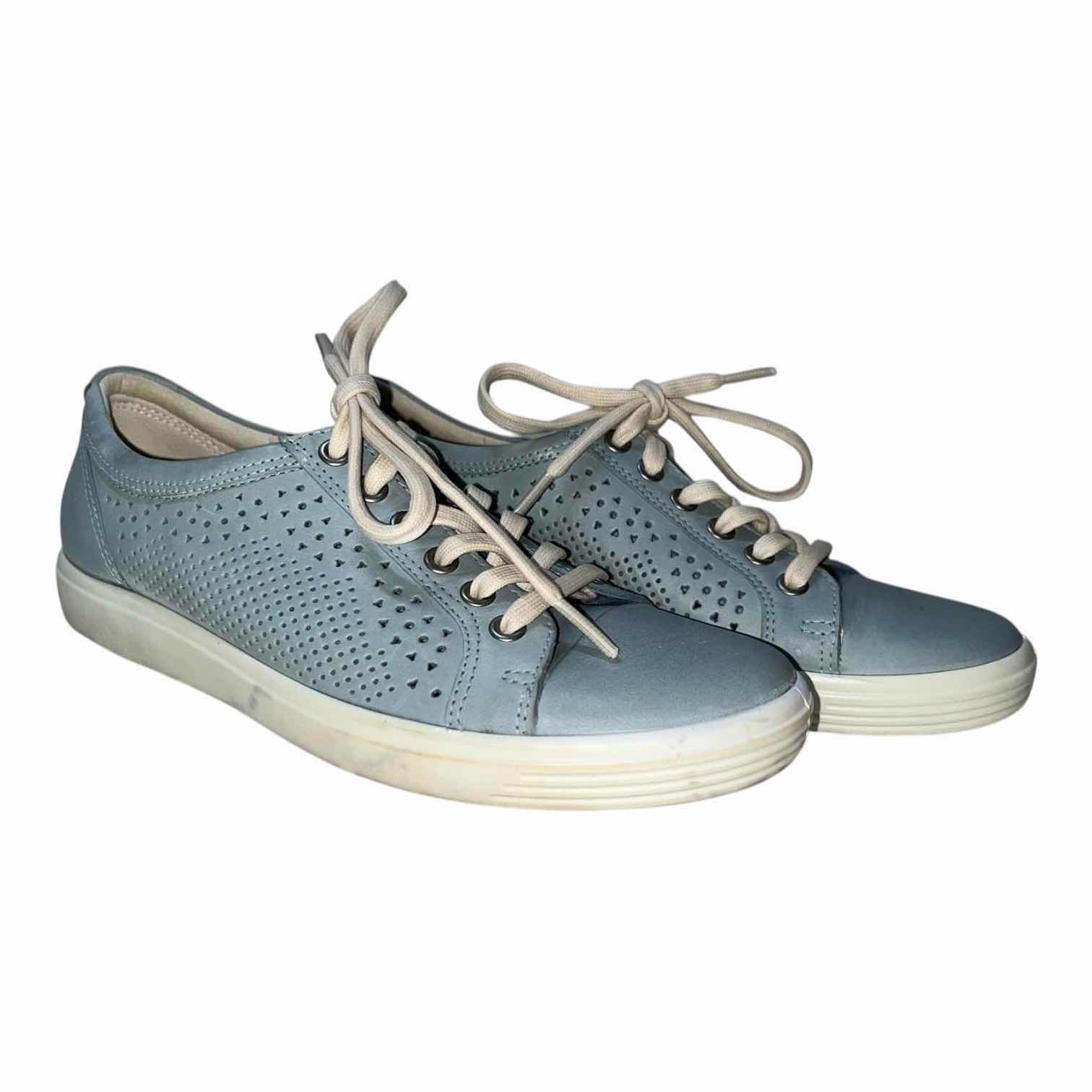Photo 1 of ECCO LASER BLUE AROHA SNEAKERS WOMENS SIZE 8