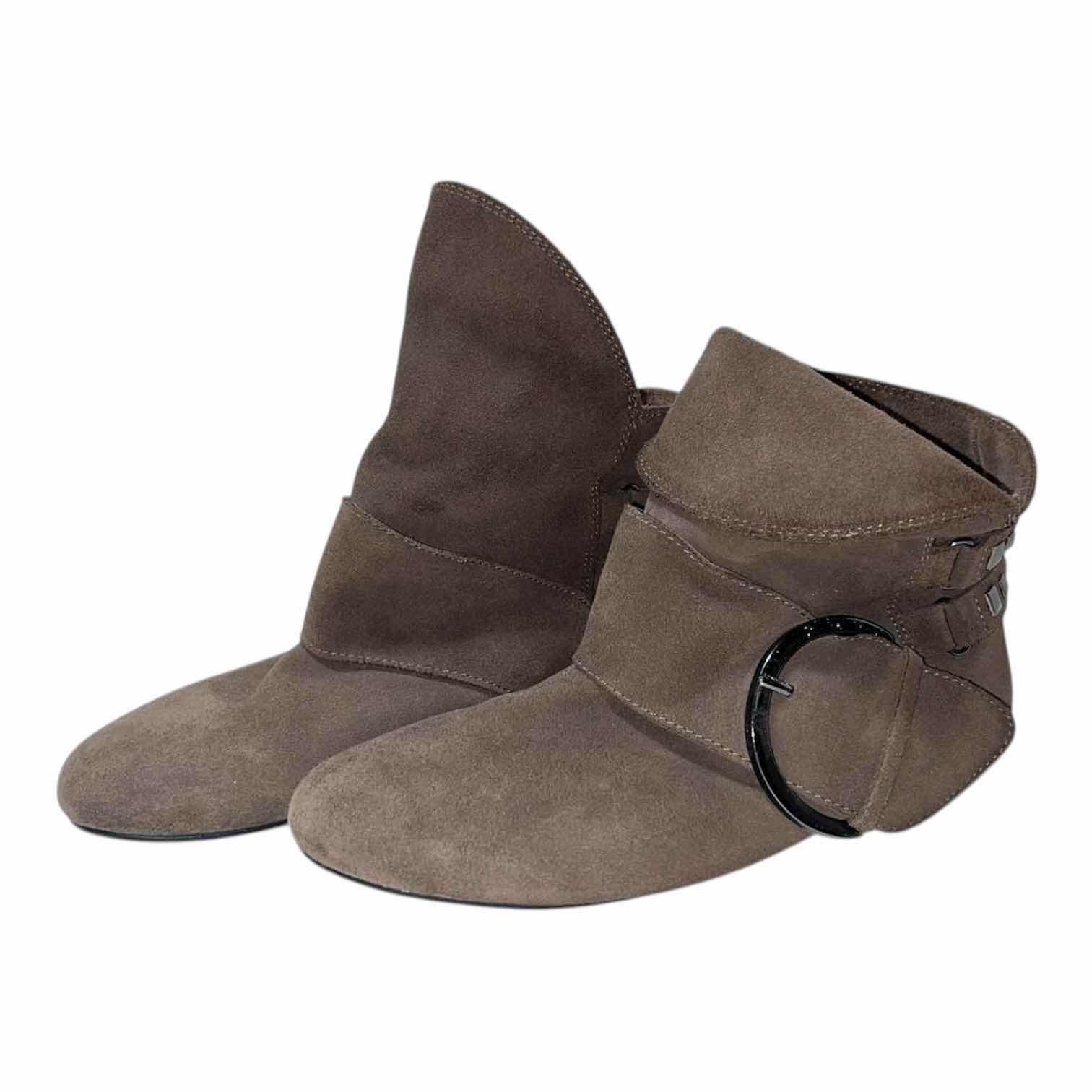 Photo 1 of NAUGHTY MONKEY BROWN ROCK OUT SLOUCH BOOTIES WOMENS SIZE 8.5